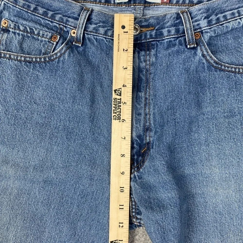 Levi’s 550 relaxed fit tapered leg 36x30 jeans cut date 2009 grunge cotton